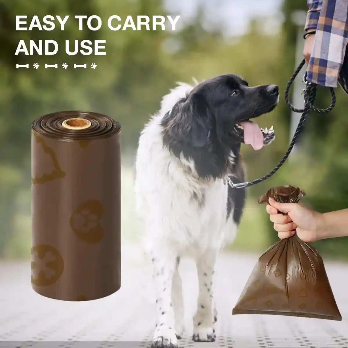 Coffee Scented Pet Poop Bags 270pcs (18 Rolls) Leakproof - Image 11