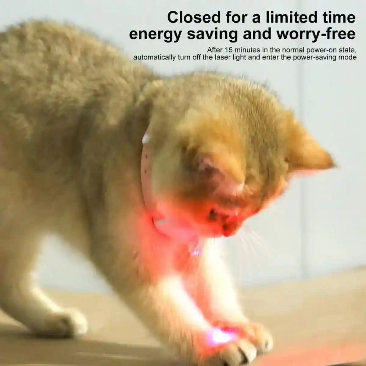 Collar Laser Teaser Interactive Cat Toy Pet Teasing Laser for Fun Play Exercise - Image 6