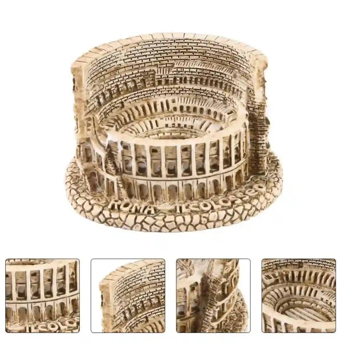 Mini Colosseum Resin Decor Aquarium Ornament for Roman Theme Tanks - Image 10