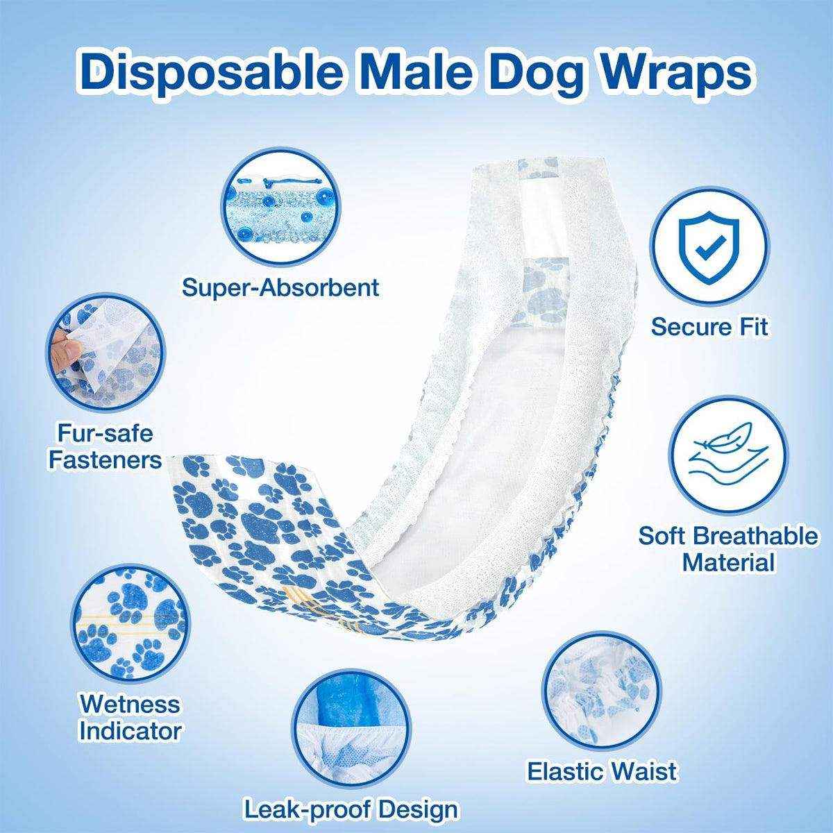 Comfort-Fit Disposable Dog Diapers - Image 10