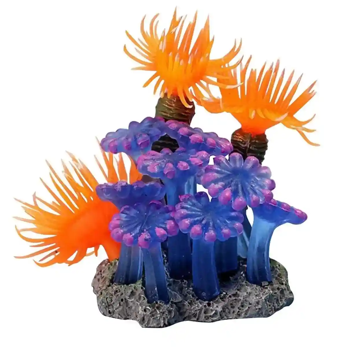 Vibrant Coral Aquarium Decoration Realistic Artificial Anemone for Tanks - Image 3