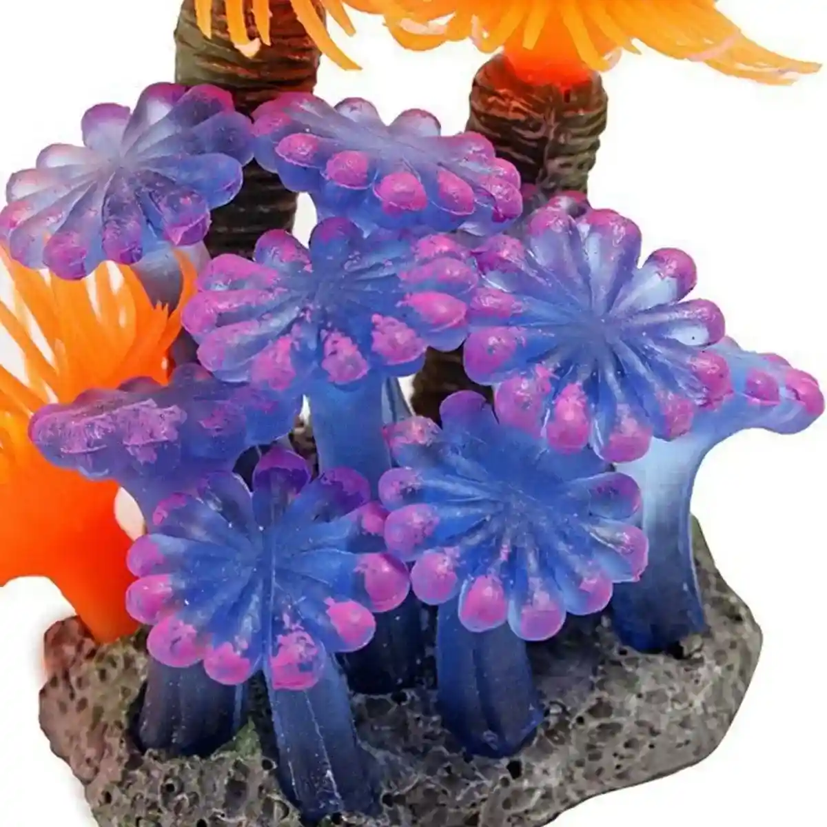 Vibrant Coral Aquarium Decoration Realistic Artificial Anemone for Tanks - Image 6