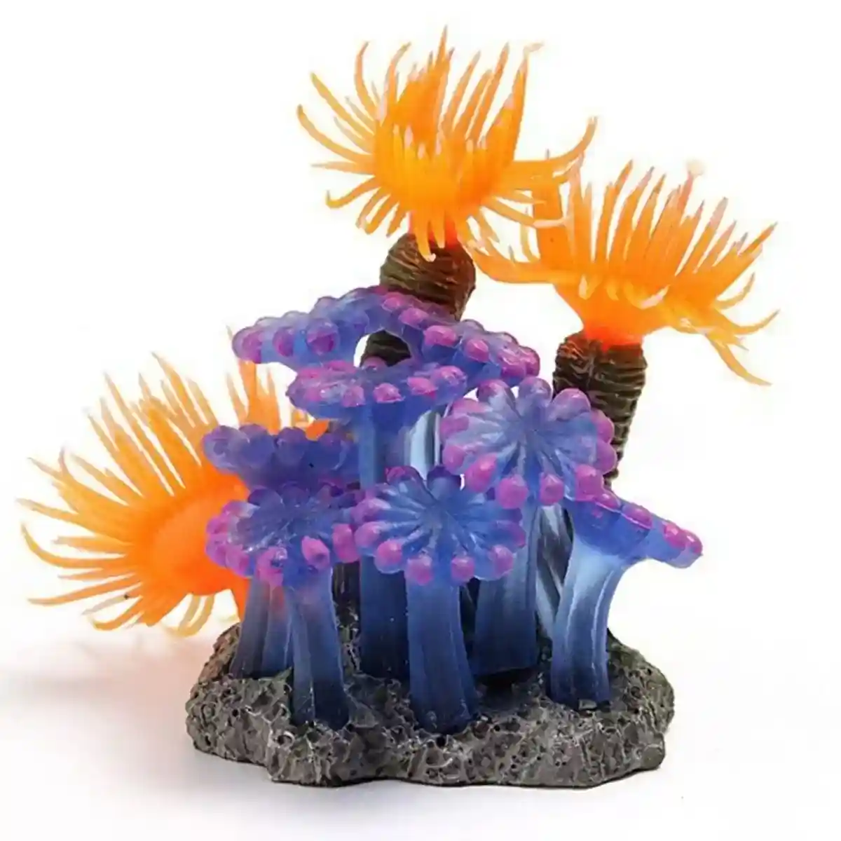 Vibrant Coral Aquarium Decoration Realistic Artificial Anemone for Tanks - Image 8