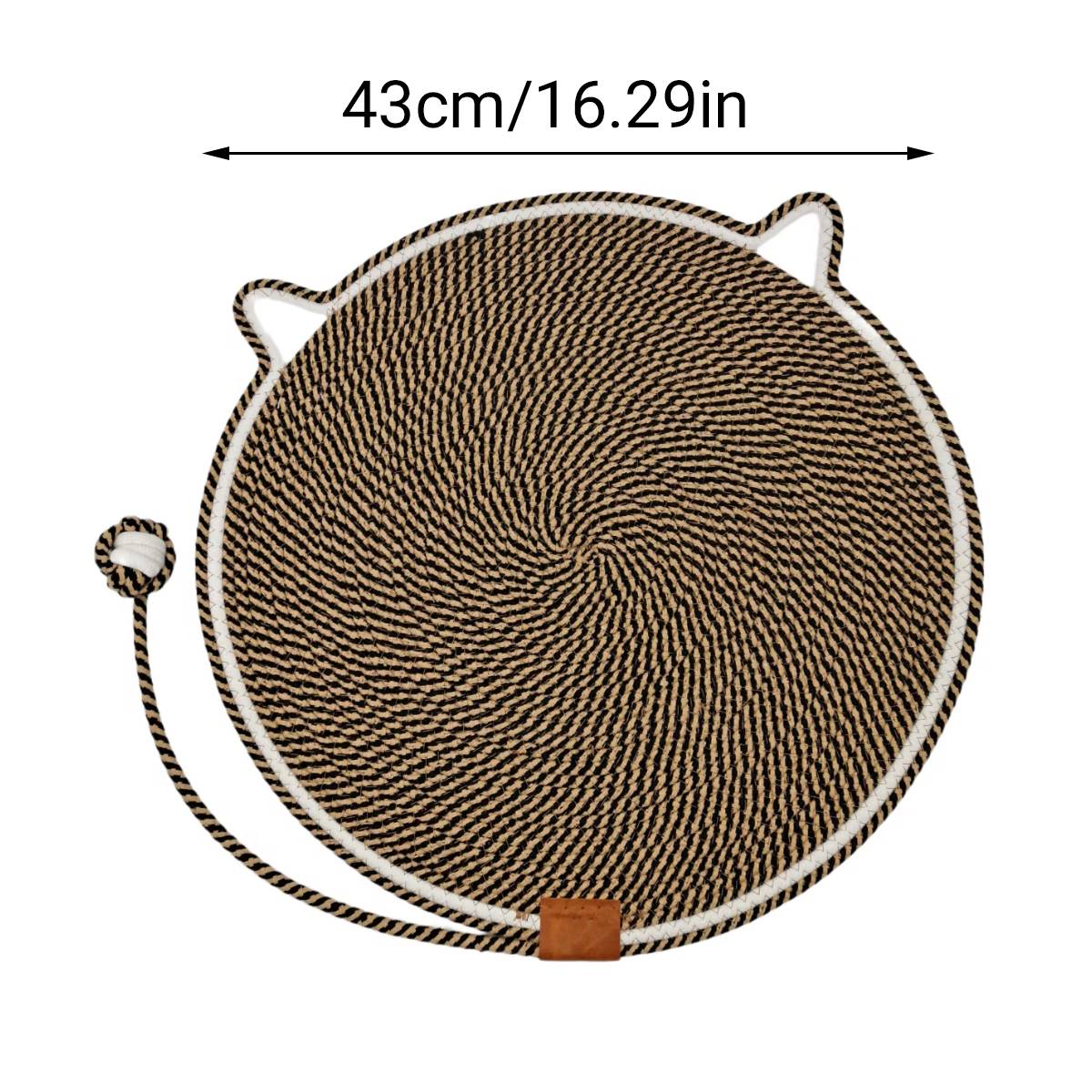 Cotton Rope Cat Scratcher Mat - Image 3