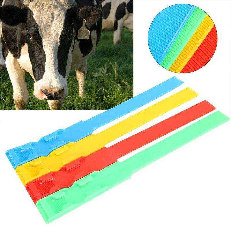 Adjustable Cow Identification Bands Color-Coded Tags for Livestock Management - Image 10