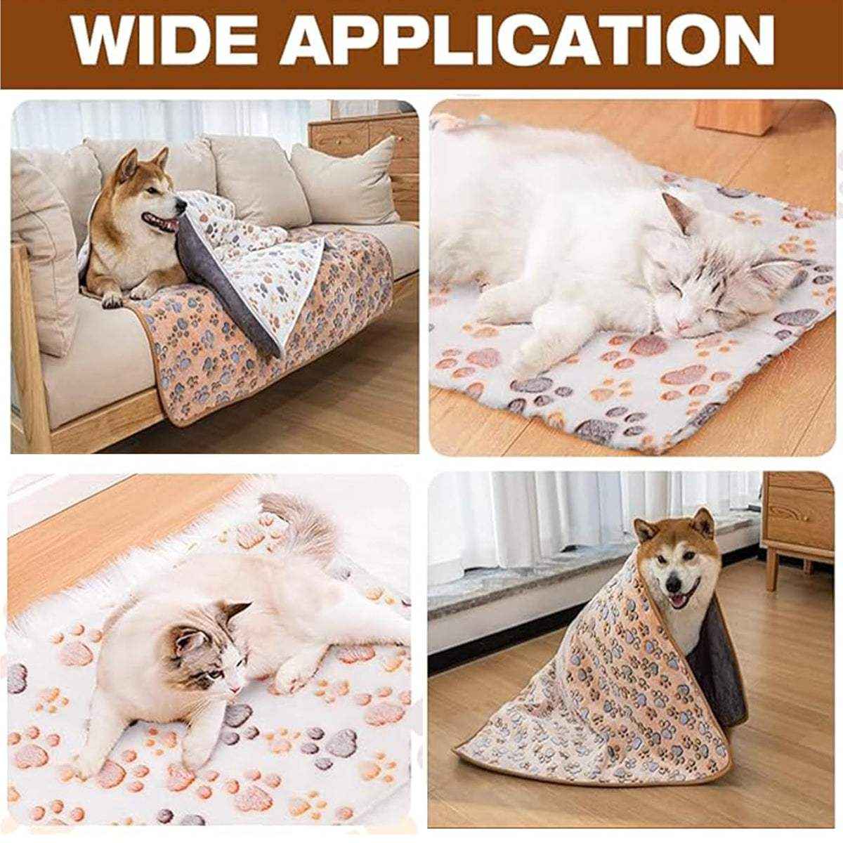 Cozy Fleece Dog Blanket for Sofa and Bed in S/M/L - Image 13