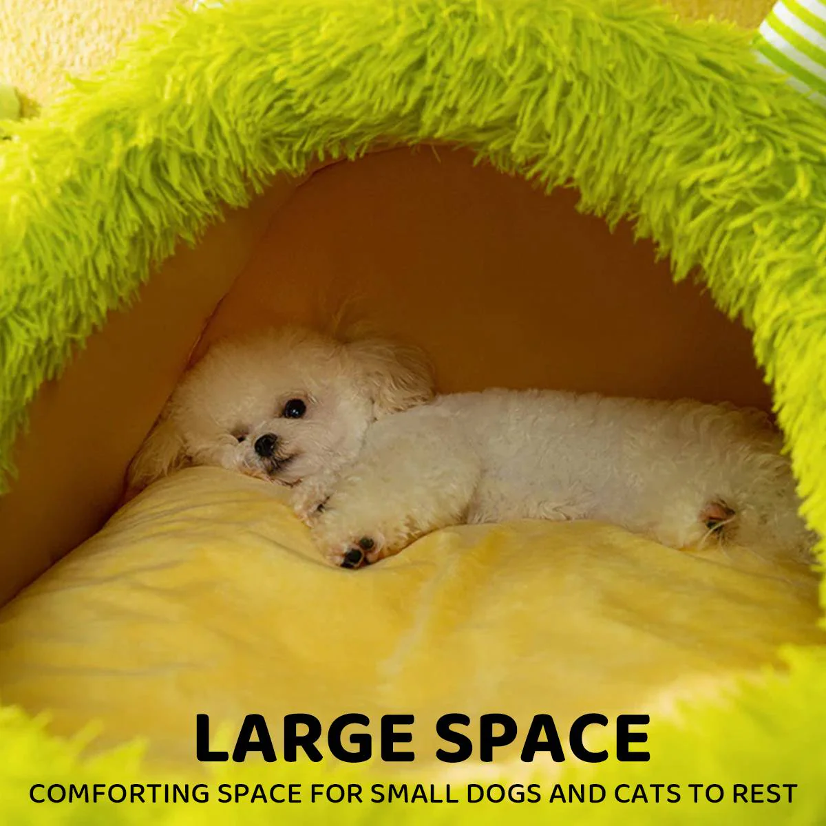 Cozy Monster Pet Bed House - Image 9