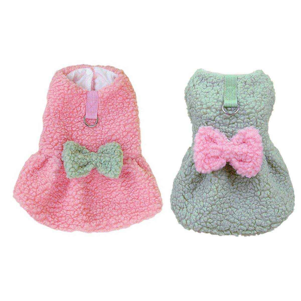 Pet Skirt Dog Cat Clothes with Bow Decoration - Image 3