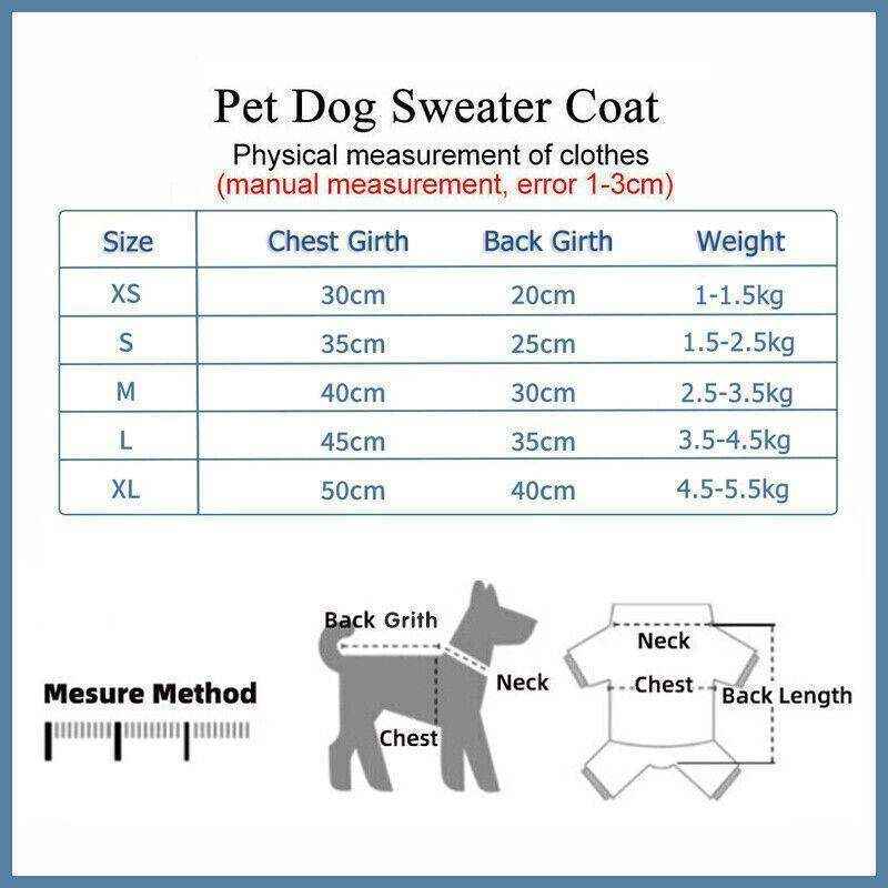 Warm Knitted Winter Pet Sweater Puppy Cat Dog Cozy Jumper - Image 12