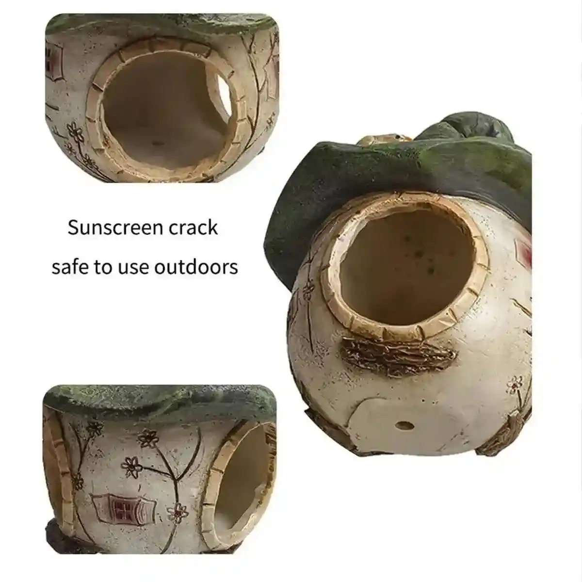 Creative Hanging Tree Hummingbird Warm Nest Outdoor Courtyard Resin Crafts Ornaments - Image 9