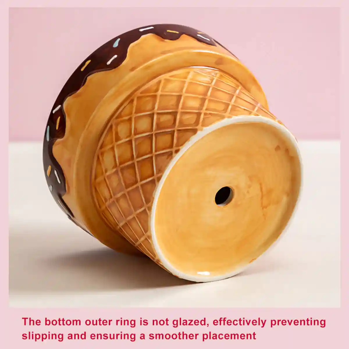 Creative Ice Cream Ceramic Pet Bowl - Image 4