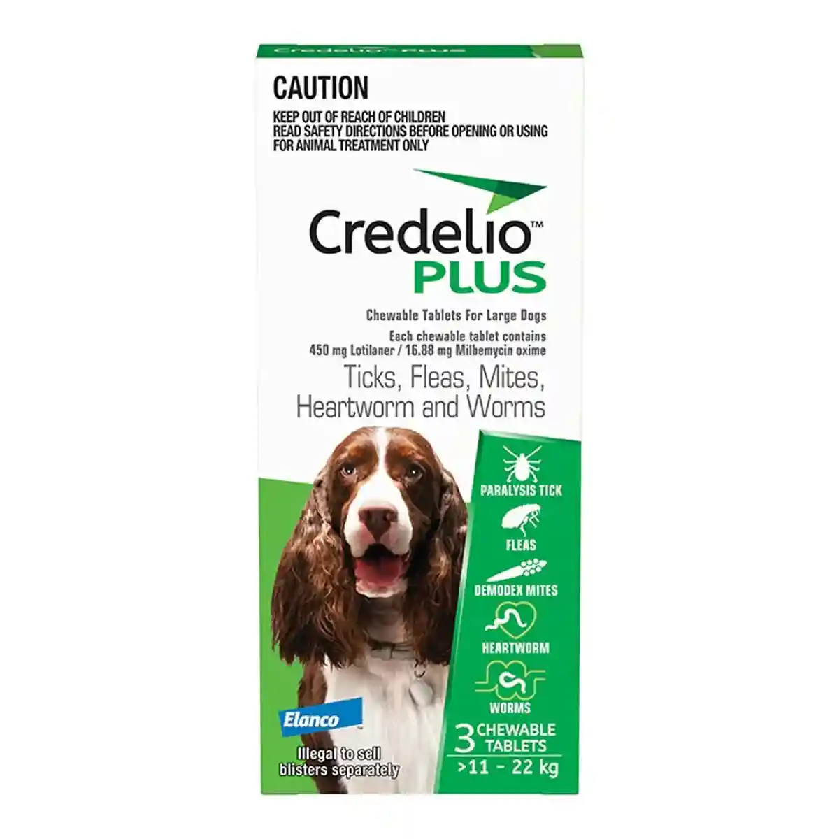 Credelio Plus Chewable Tablets For Large Dogs 11.1-22kg - Image 14