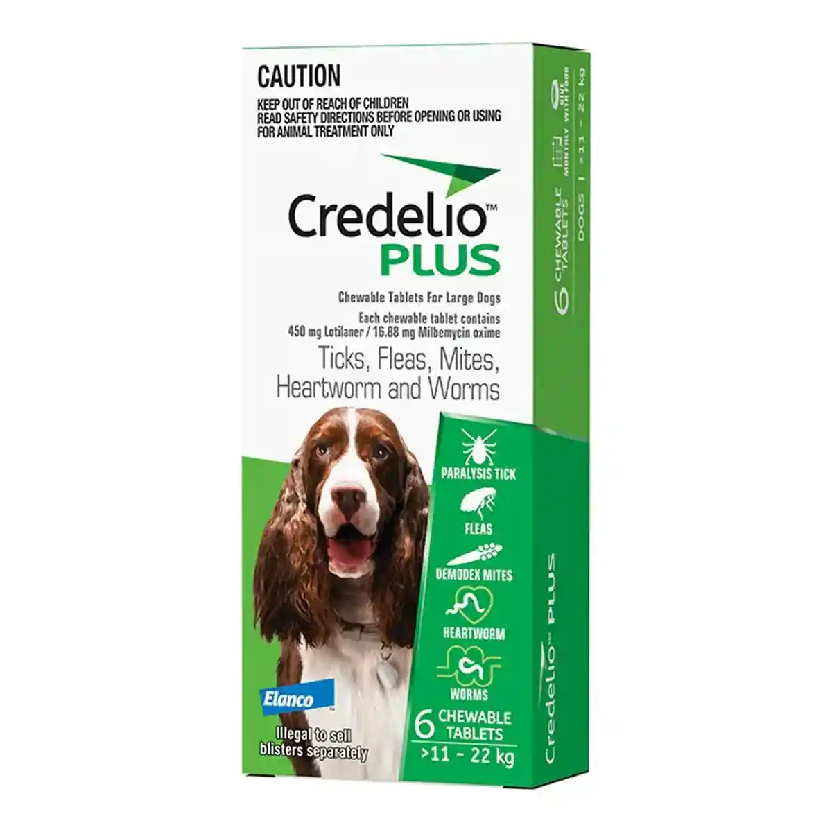 Credelio Plus Chewable Tablets For Large Dogs 11.1-22kg - Image 5