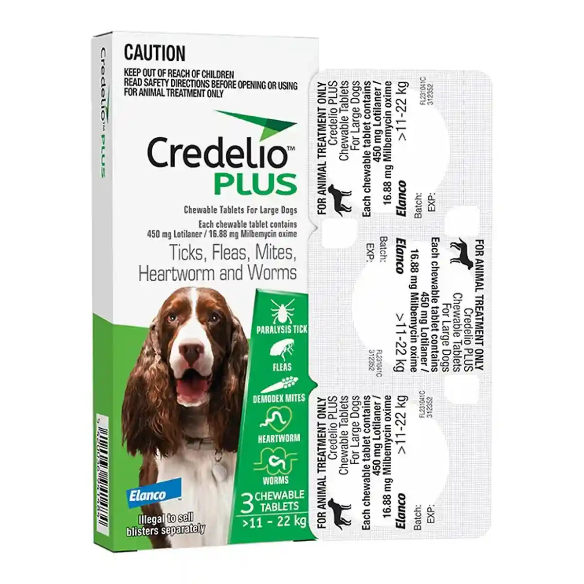 Credelio Plus Chewable Tablets For Large Dogs 11.1-22kg - Image 6
