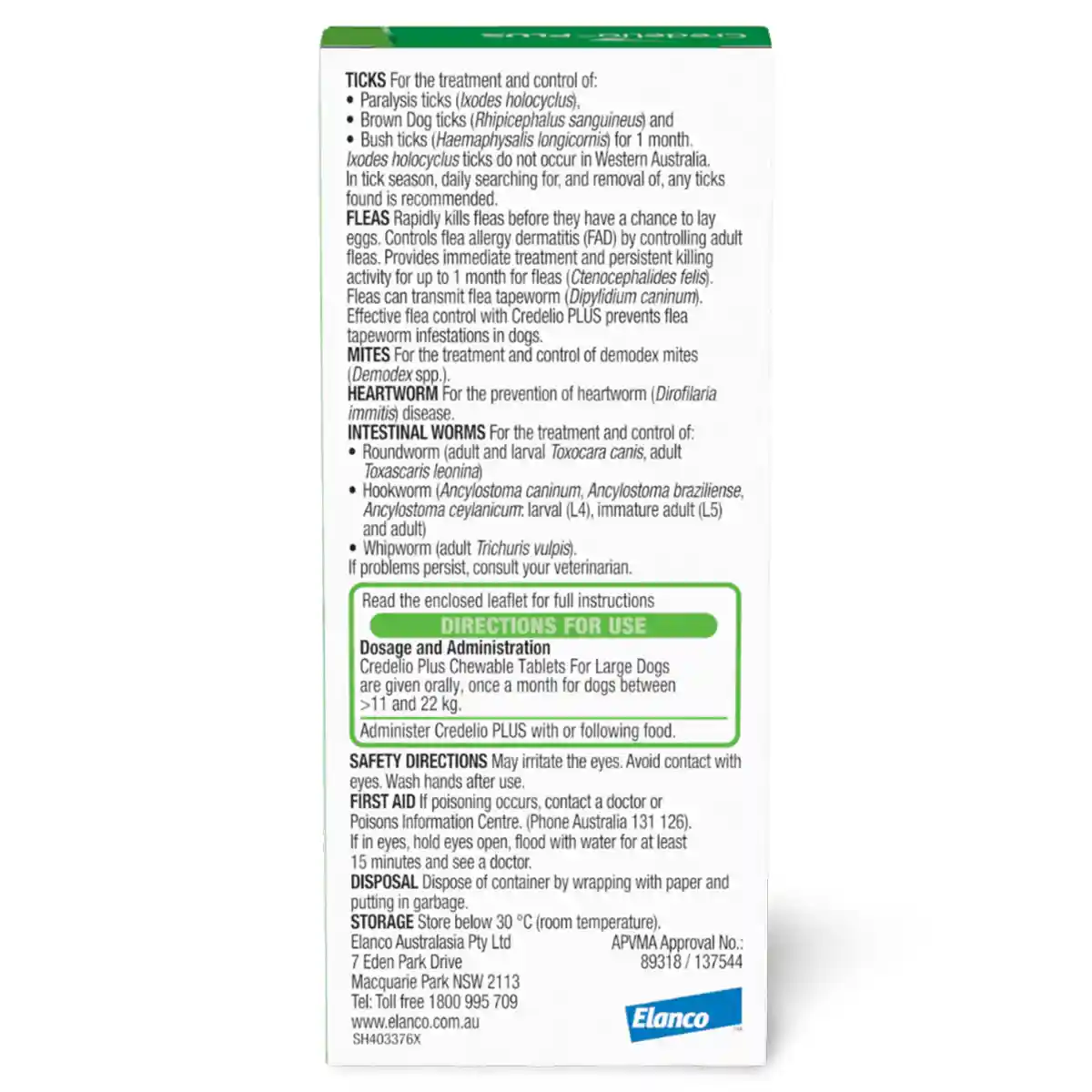 Credelio Plus Chewable Tablets For Large Dogs 11.1-22kg - Image 8
