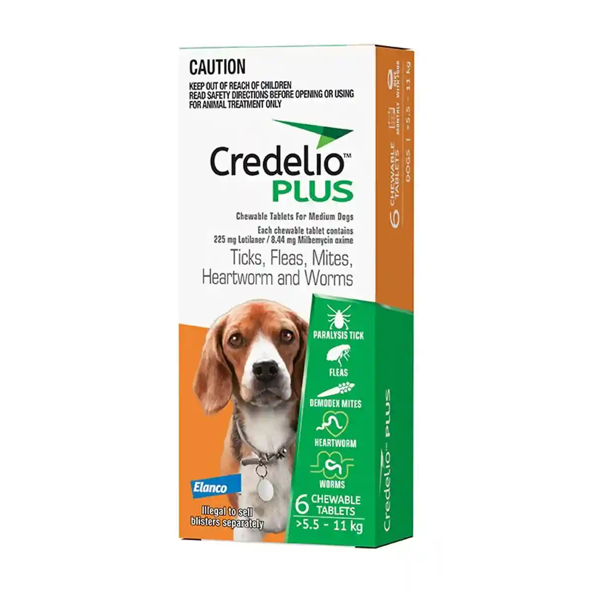 Credelio Plus Chewable Tablets For Medium Dogs 5.6-11kg - Image 4