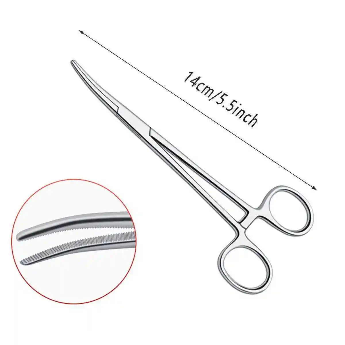 Curved Locking Pet Grooming Hemostat Tweezer - Image 3