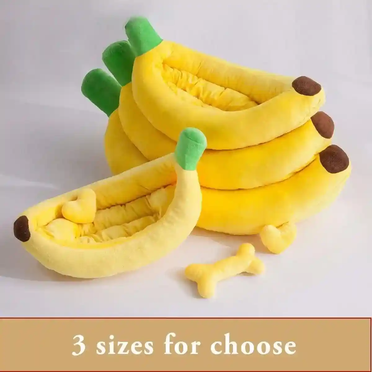 Cute Banana Shape Pet Bed Winter Warm Dog Cat Kennel - Image 14
