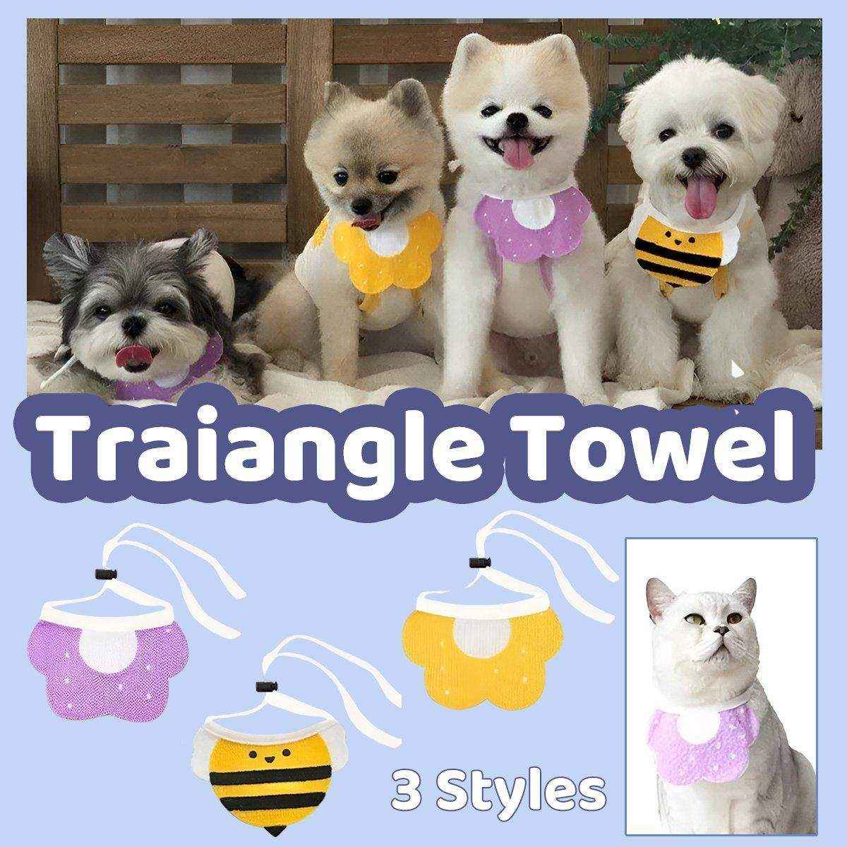 Adorable Dog Bibs with Flower & Bee Design for Stylish Pets - Image 16