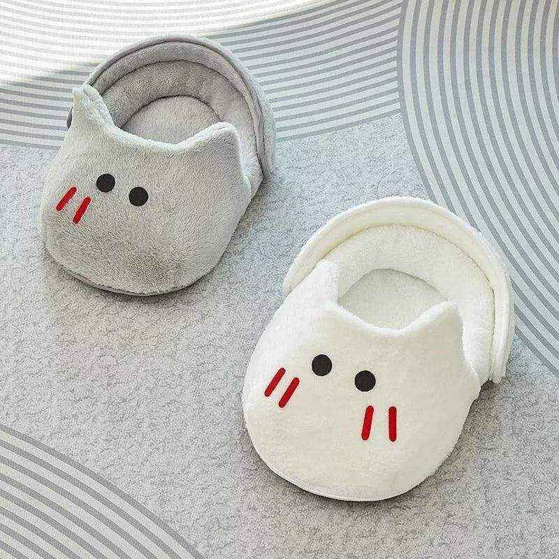 Cute Pet Bed for Cats & Small Dogs Cozy Washable Nest - Image 4