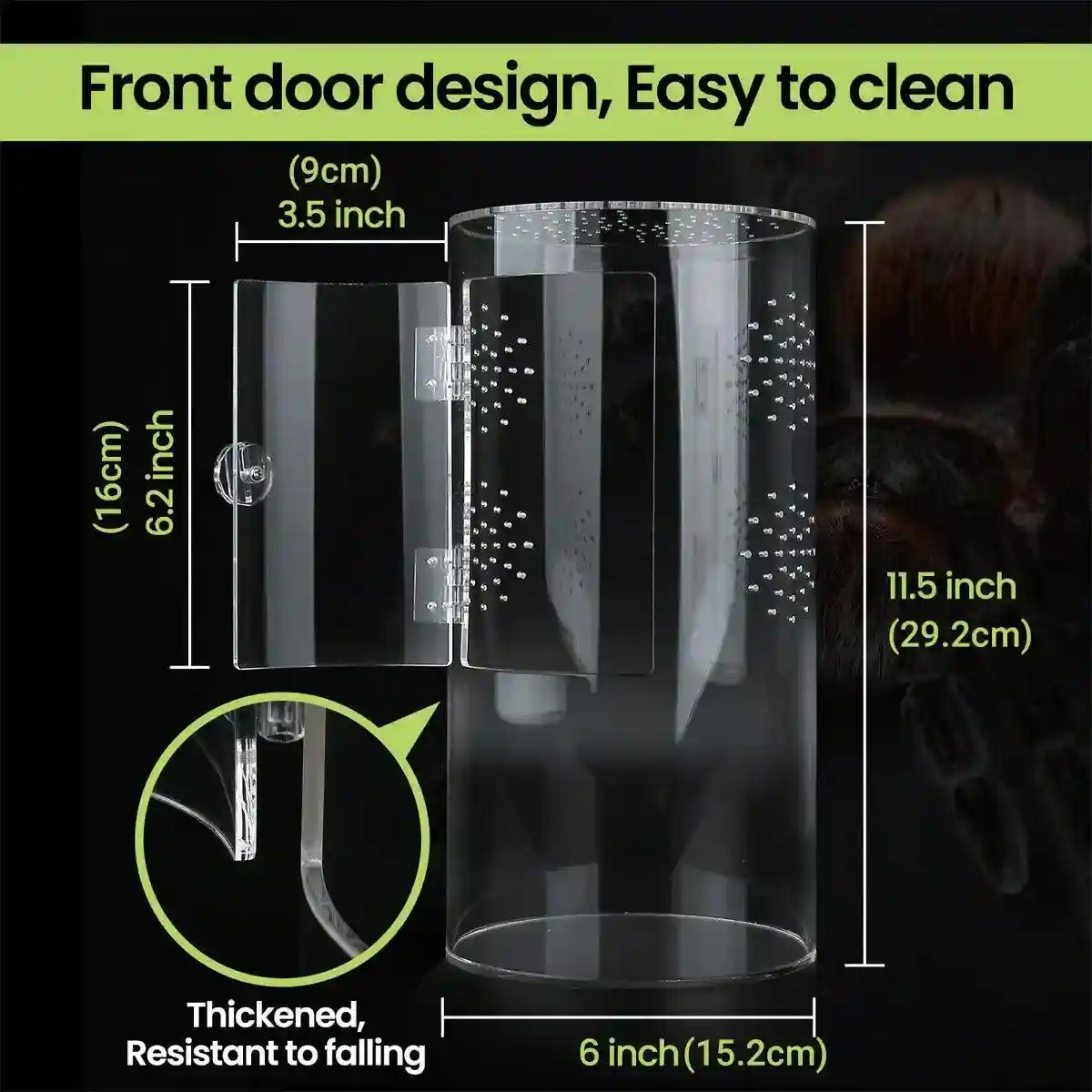 Transparent Cylindrical Pet Breeding Box - Image 6