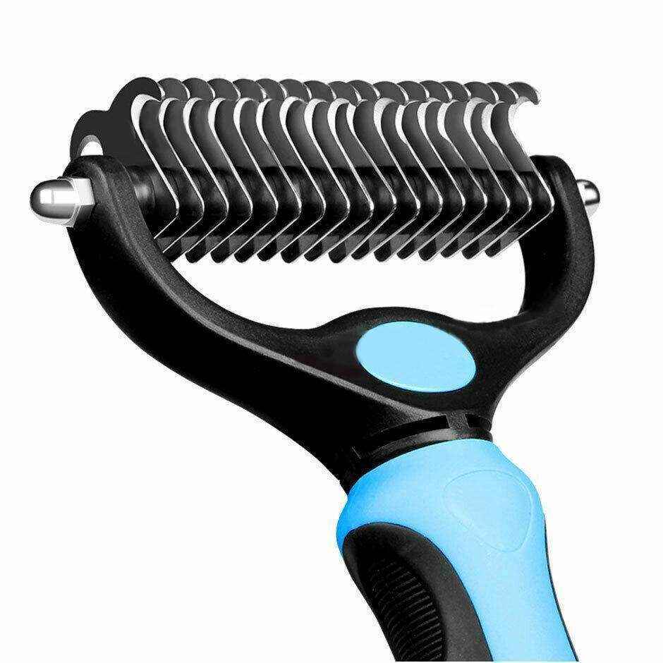 Versatile Deshedding Brush for Dogs & Cat Comb with Massage Gloves - Image 10