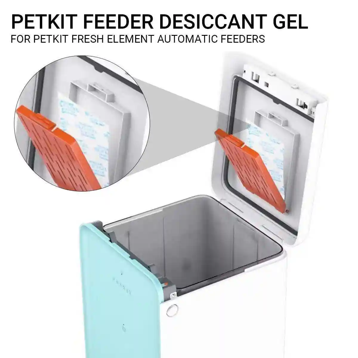 1set Desiccant Smart Feeder Uses Desiccant Moisture Proof Wet Preservative - Image 6