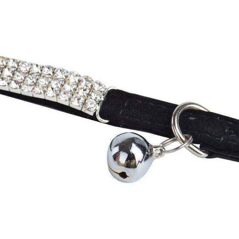 Designer Pet Collars For Cats and Dogs with Rhinestones 5 Colours - Image 4
