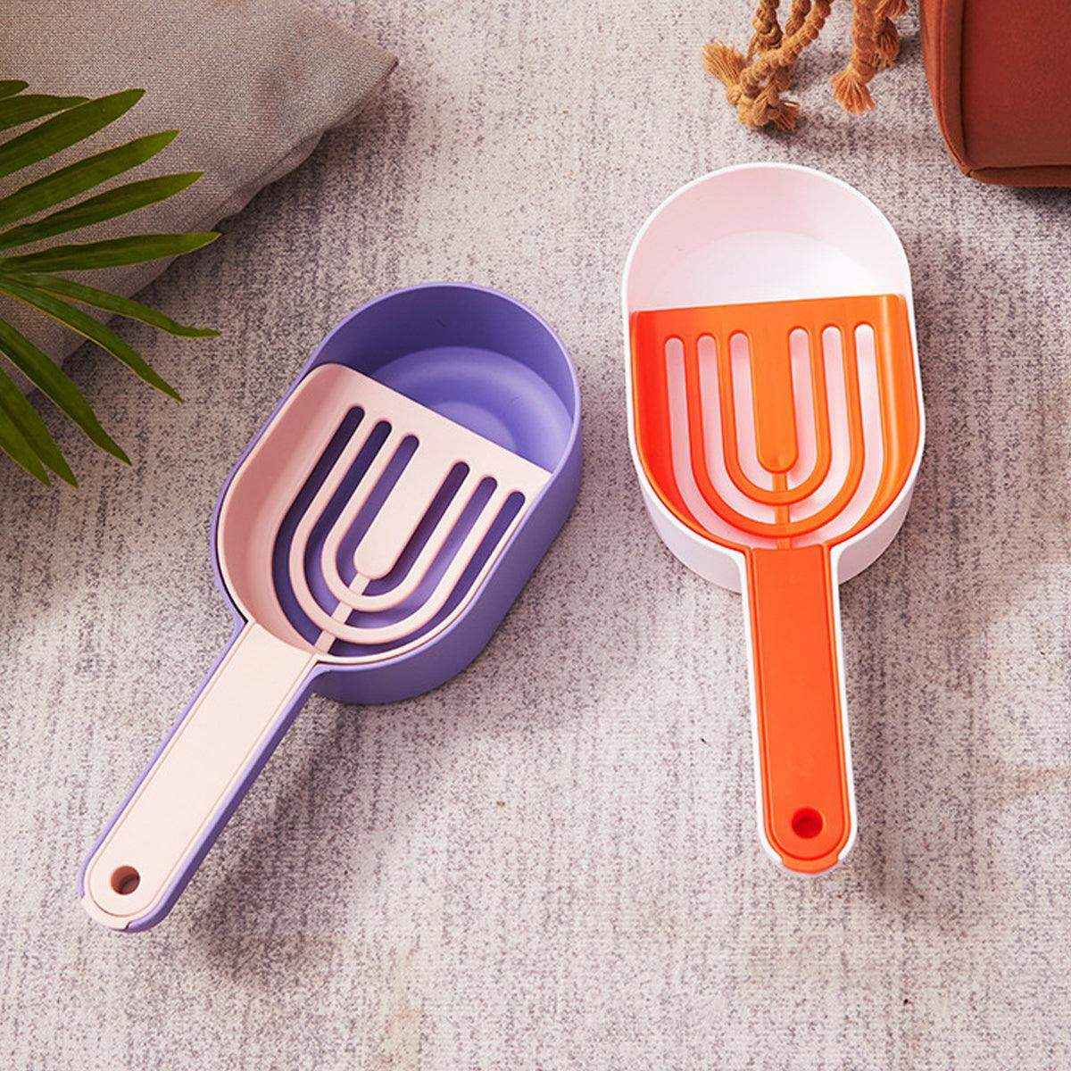 Detachable Cat Litter Scoop With Base Container For Easy Cleaning - Image 16