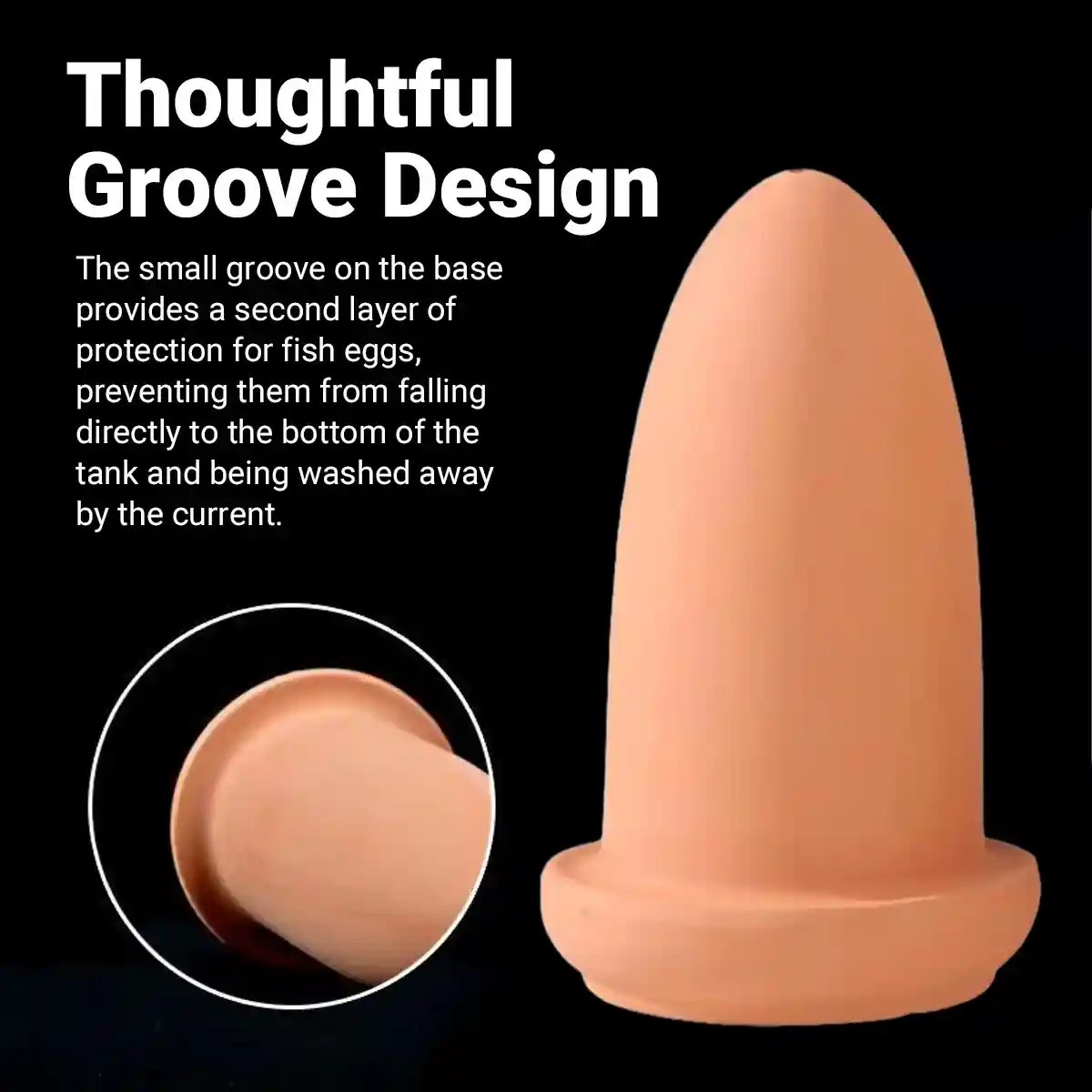Discus Breeding Cone Clay Spawning Cone With Protective Guard For Aquarium Fish - Image 10