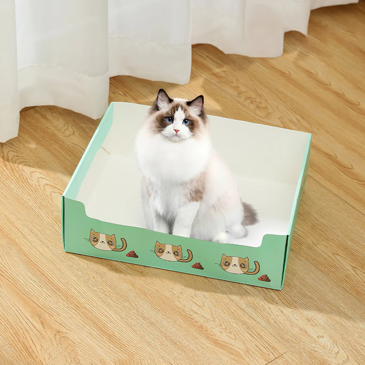 Disposable Cat Litter Box Foldable Waterproof Set - Image 10
