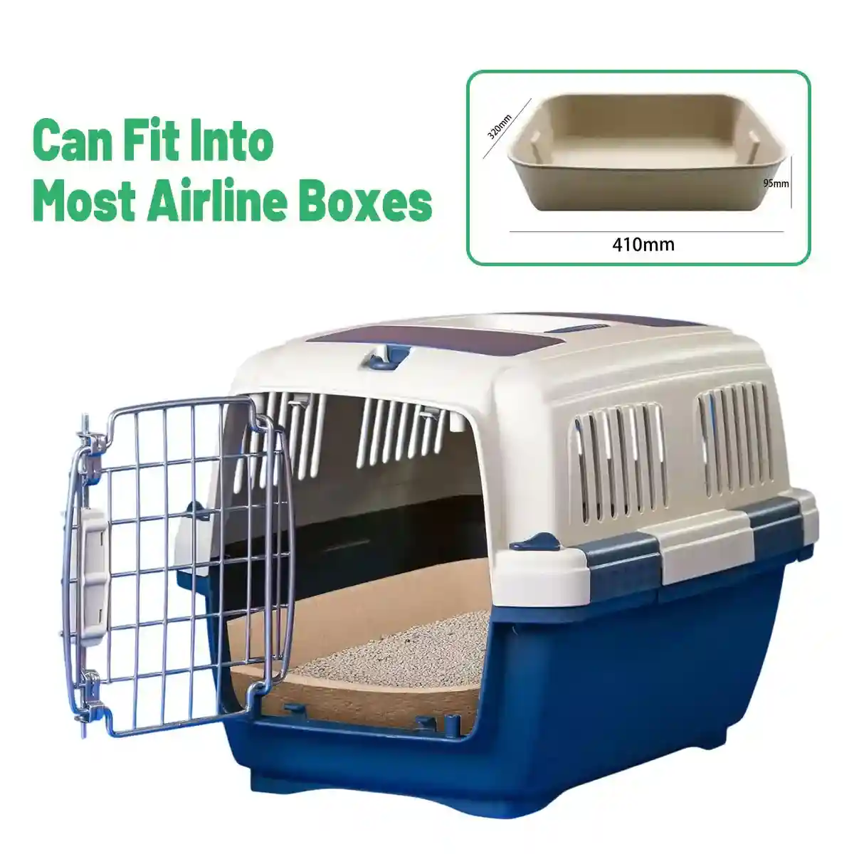 10PCS Disposable Cat Litter Boxes Biodegradable Pulp with U-Shape Entry - Image 5