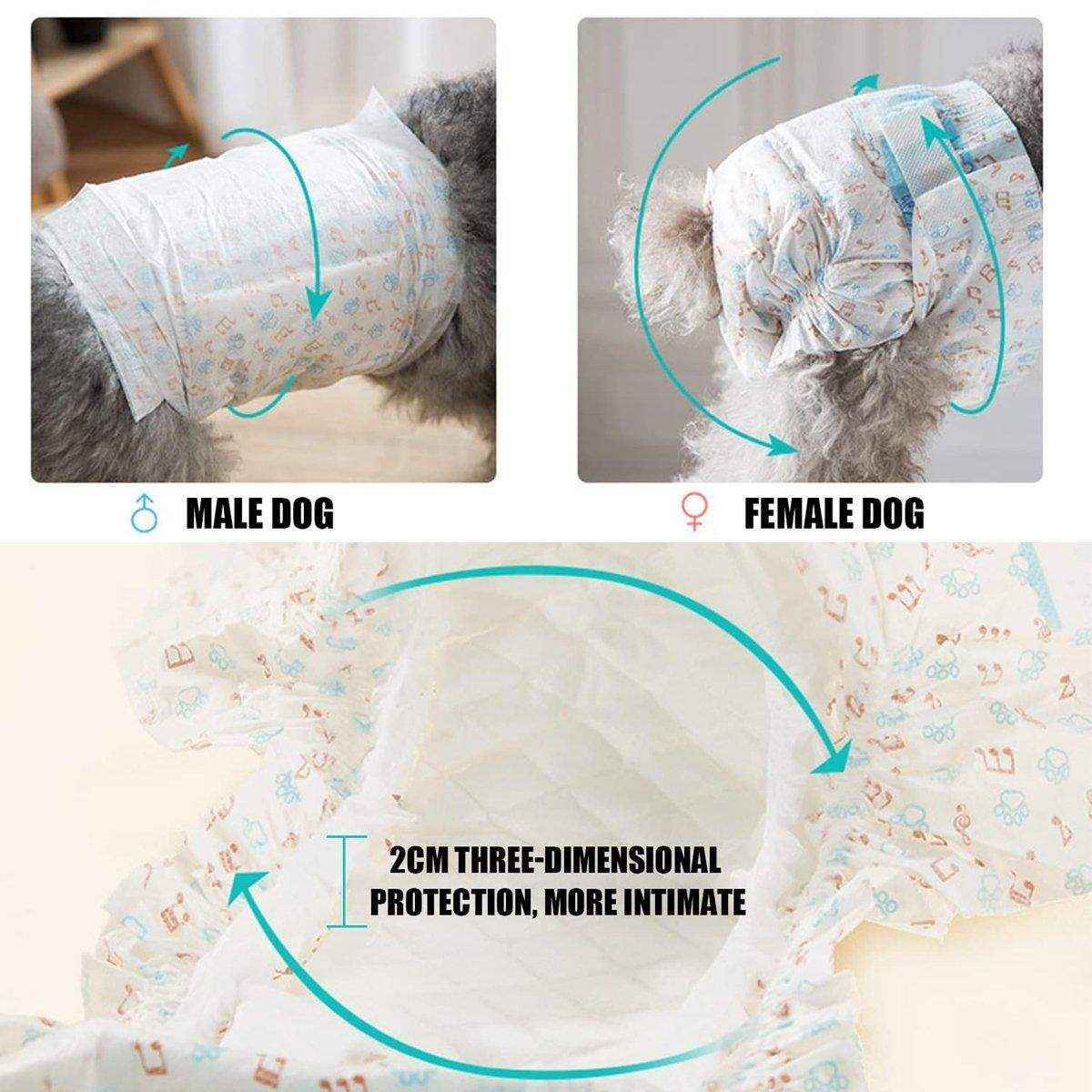 Dog Pet Diaper Physiological Pants Safety Underwear for Puppy Incontinence - Image 15
