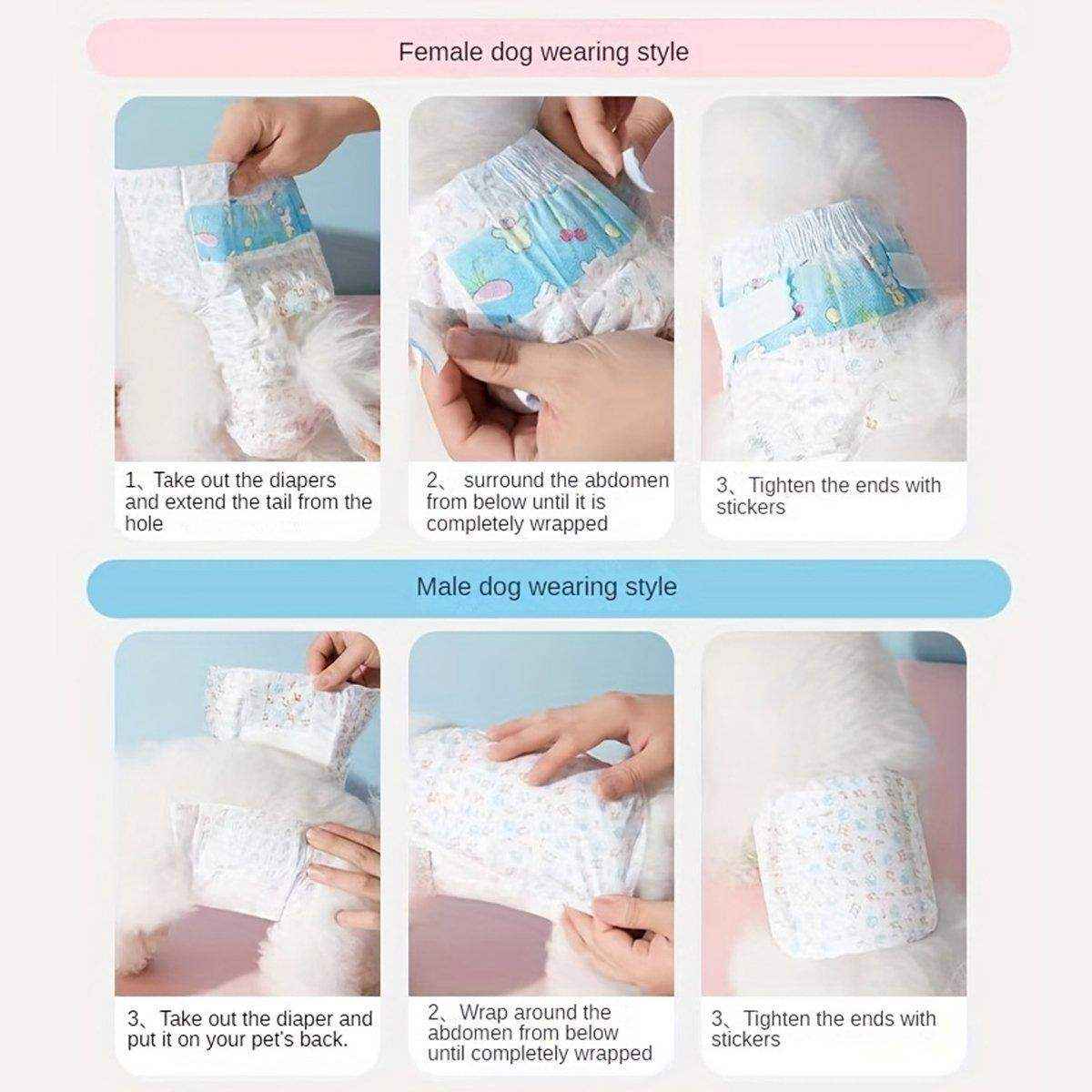 Dog Pet Diaper Physiological Pants Safety Underwear for Puppy Incontinence - Image 5