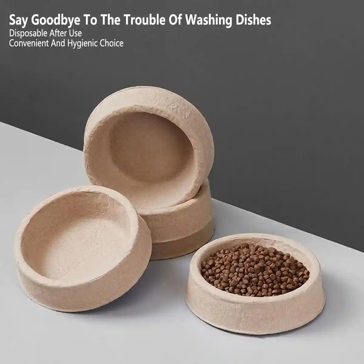 Eco-Friendly Cat Set with Disposable Litter Tray and Feeding Bowls - Image 12
