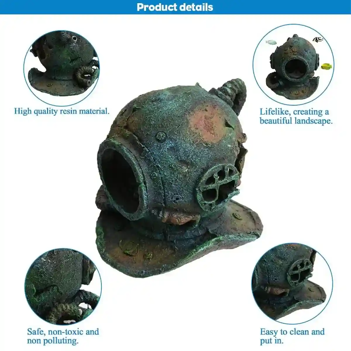 Aquarium Ornament for Freshwater & Saltwater Tanks - Image 7