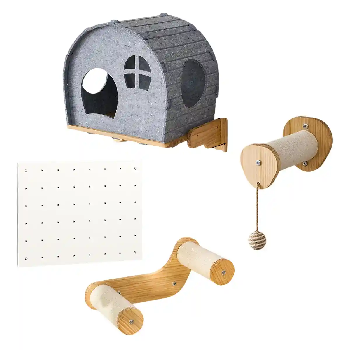 DIY Pegboard Cat Climbing Frame - Image 2