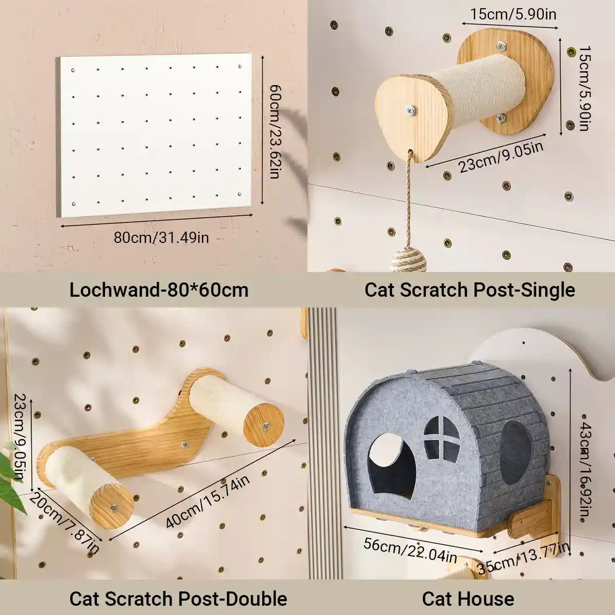 DIY Pegboard Cat Climbing Frame - Image 3