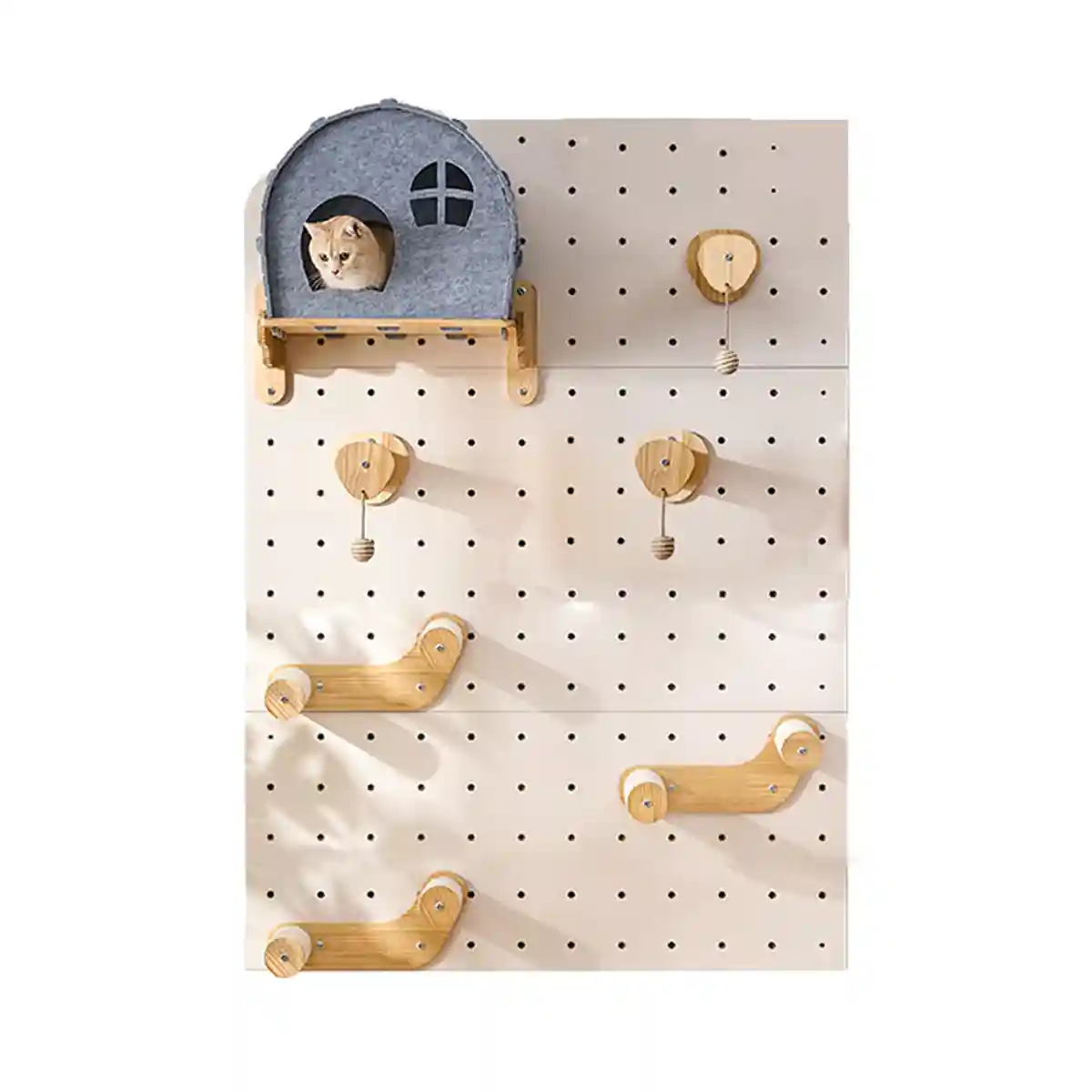DIY Pegboard Cat Climbing Frame - Image 4