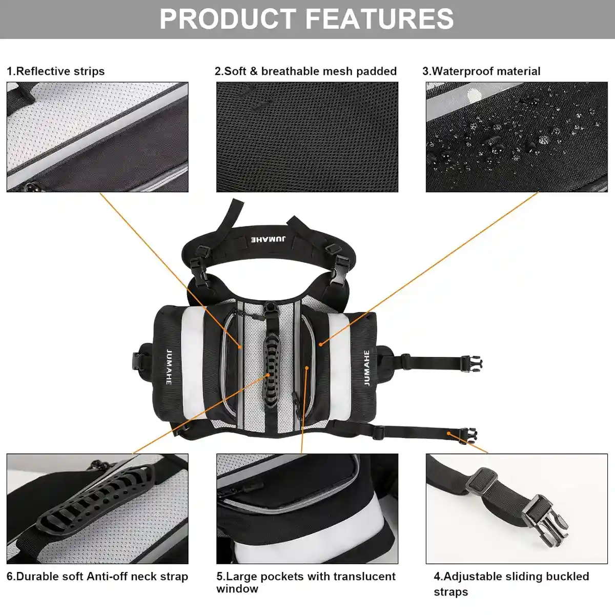 Dog Backpack Harness For Travel and Outdoor - Image 6