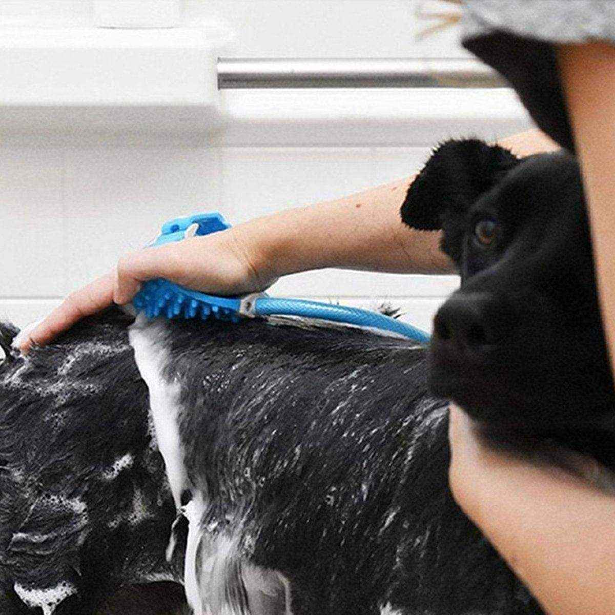 Dog Bath Pet Shower Nozzle Silicone Massage Brush - Image 10