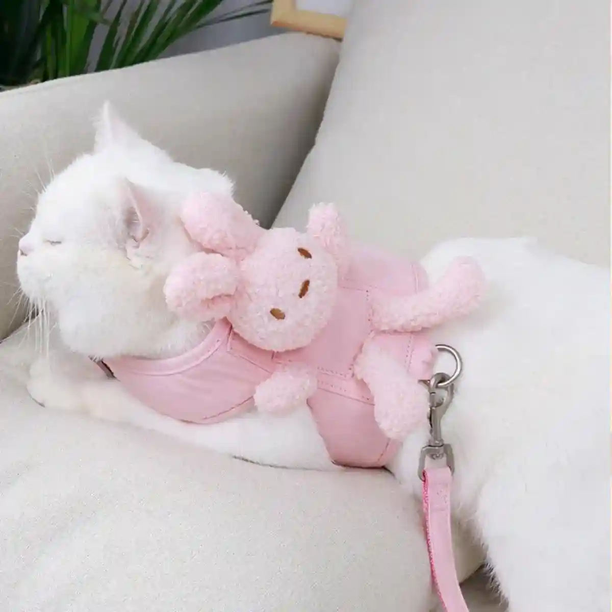 Cute Bunny Design Pet Harness with Leash Reflective & Adjustable S/M/L - Image 15