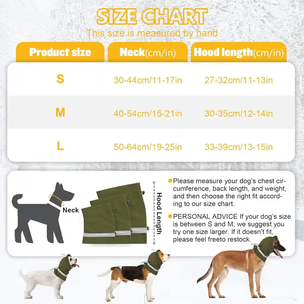 Dog Head Cover And Scarf Set Winter Warmth & Stress Relief Gear - Image 7