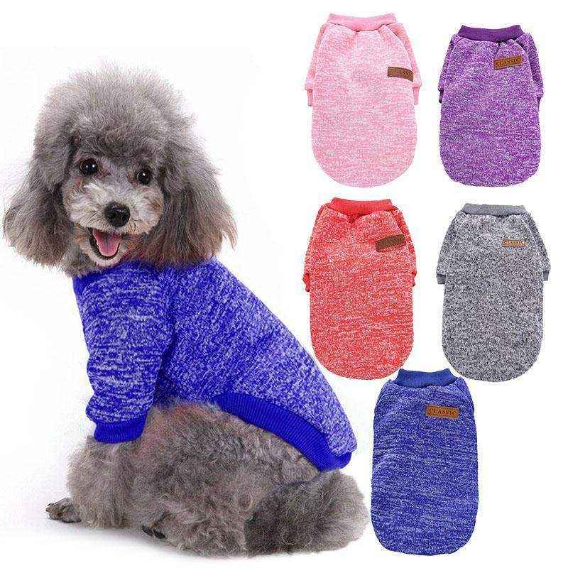 Winter Comfort Dog Jumper with Knitted Design and Colour Options - Image 3