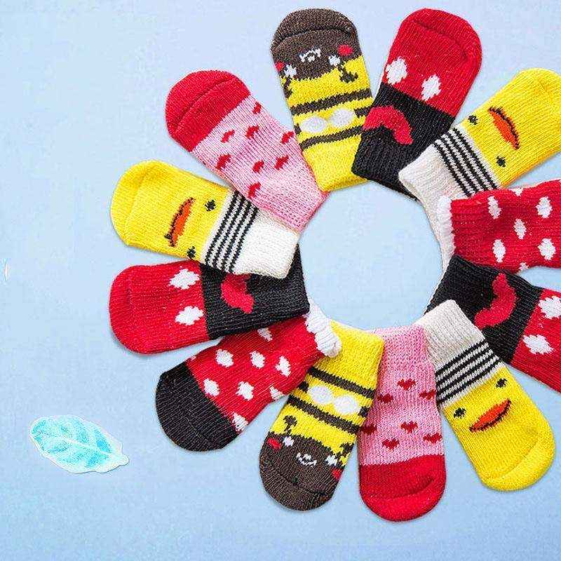 Dog Socks Non-Slip Grip Slip Anti-Skid S M L - Puppy Cat Pet Shoes Slippers - Image 4