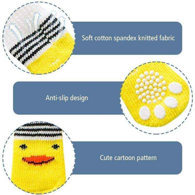 Dog Socks Non-Slip Grip Slip Anti-Skid S M L - Puppy Cat Pet Shoes Slippers - Image 5