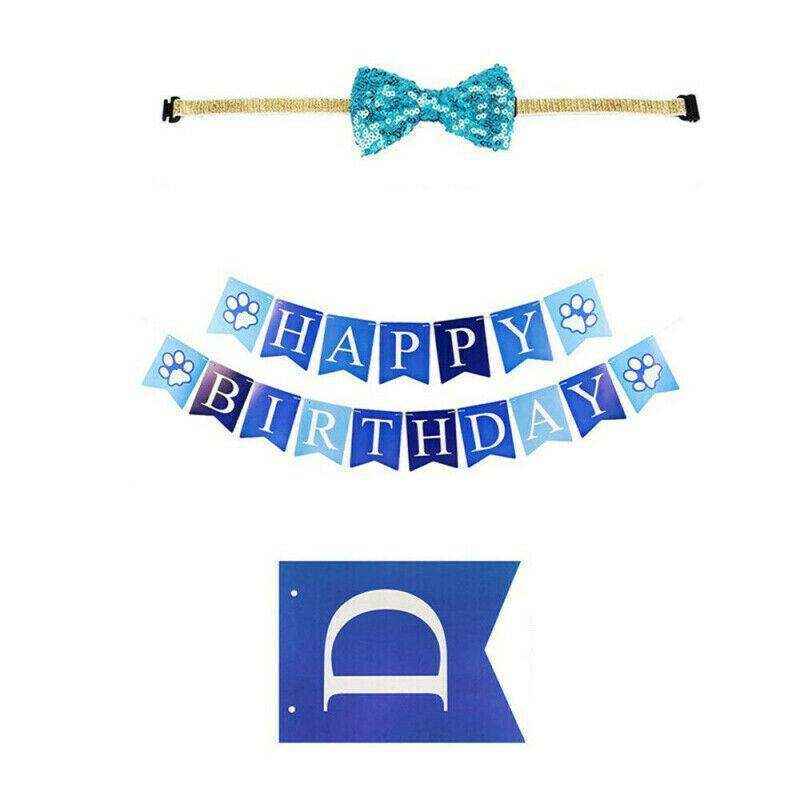 Pet Happy Birthday Party Set Pink/Blue - Image 11