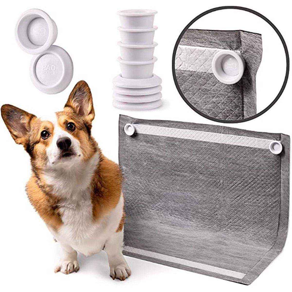 2pcs Dog Pee Pad Holder Wall-Mounted Pet Urine Pad Grip with Strong Adhesive Magnets - Image 10