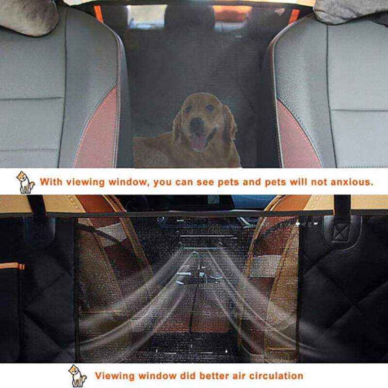 Pet Car Back Seat Cover Package Content 5pcs - Image 8