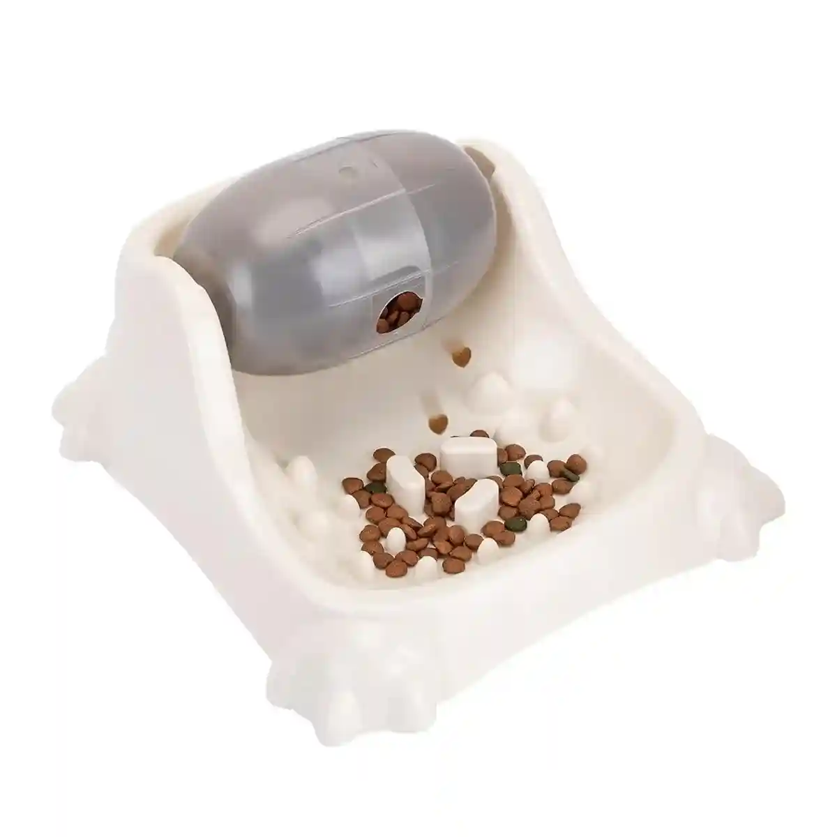 Interactive Barrel Design Dog Slow Feeder Toy with Adjustable Dispensing Holes - Image 2
